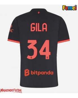 AC Milan Mario Gila #34 Tricou Fotbal Replică 2026-27 Femei Treilea AC Milan Mario Gila #34 Tricou Fotbal Replică 2026-27 Femei Treilea